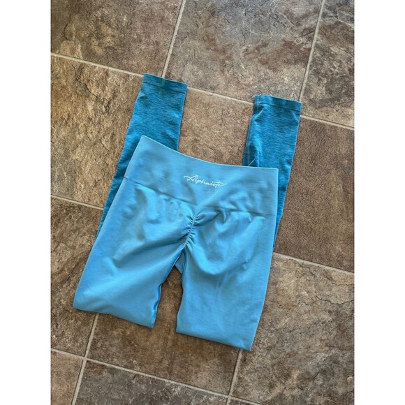 Alphalete Amplify Ombré Leggings Ocean Size Medium - Picture 3 of 10